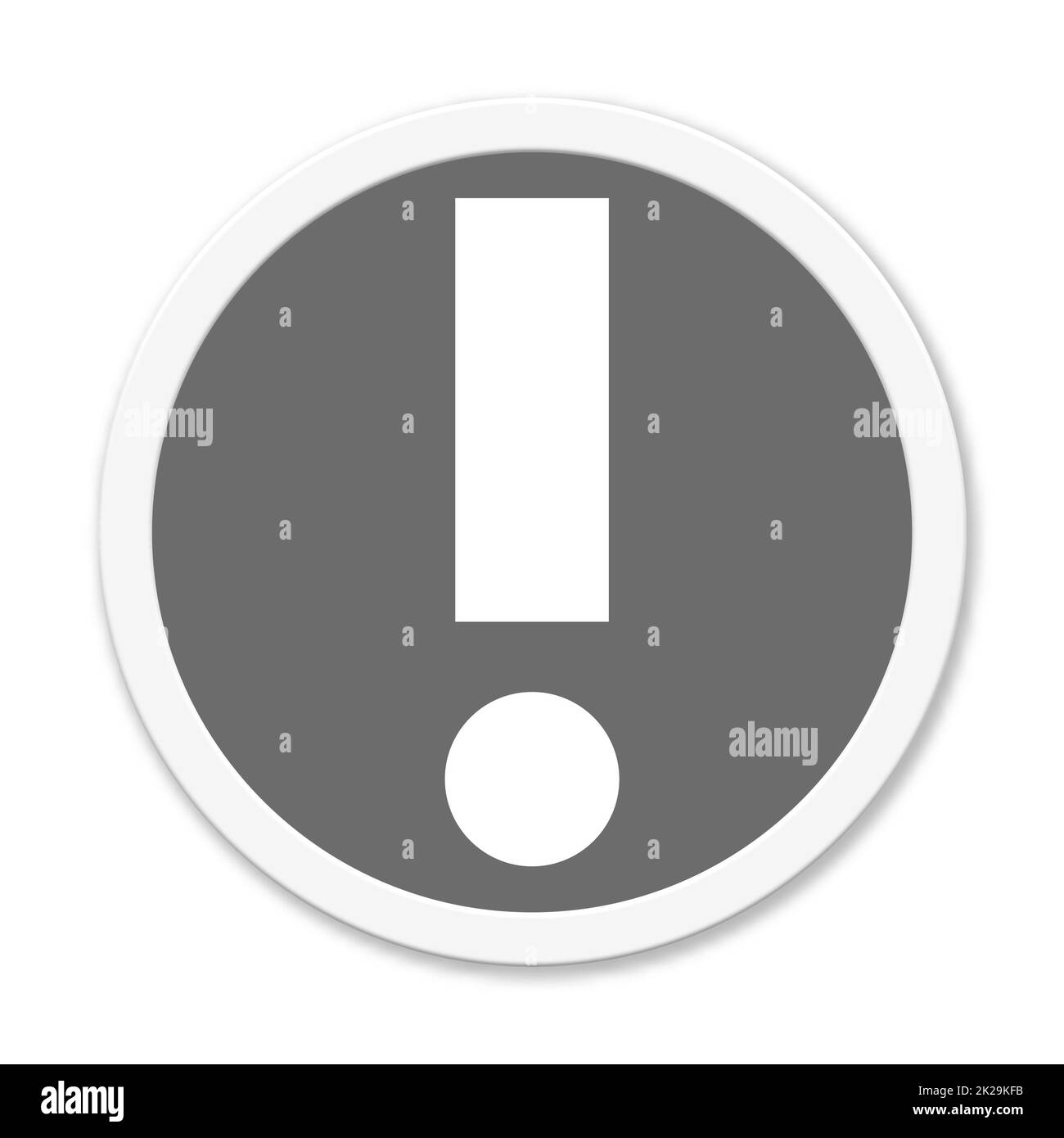 Exclamation mark Black and White Stock Photos & Images Alamy