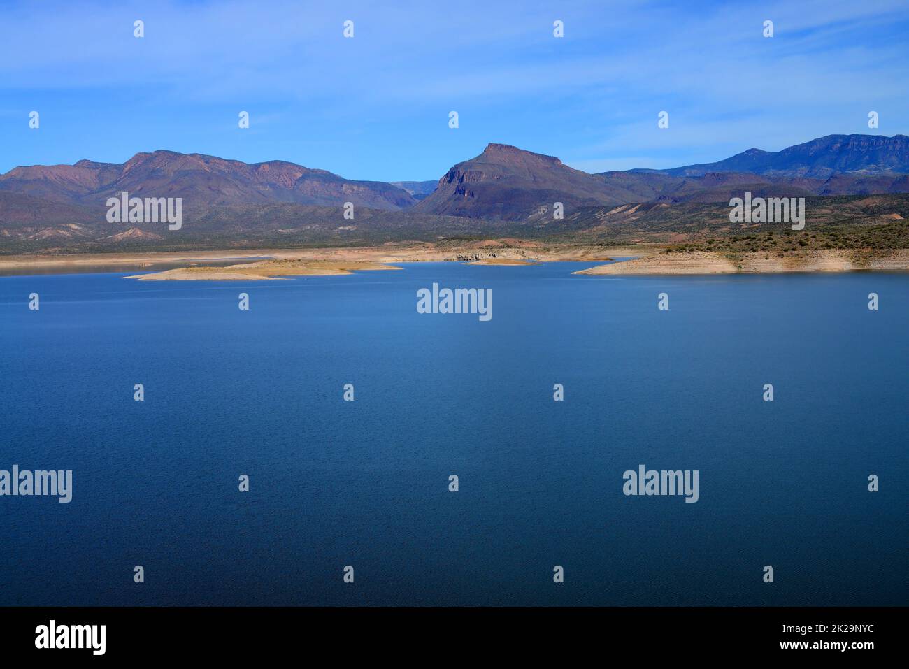 Roosevelt Lake Arizona Stock Photo Alamy