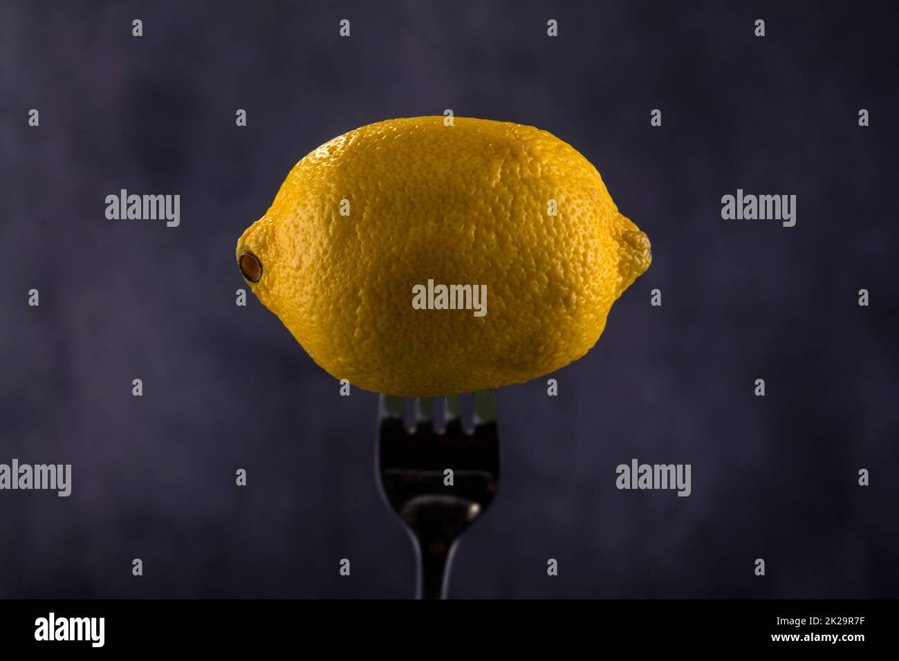 lemon in closeup Stock Photo