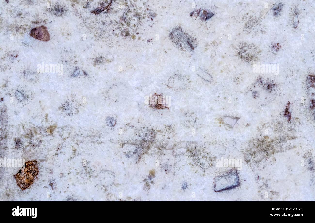 Close up view at the surface marble stone Stock Photo