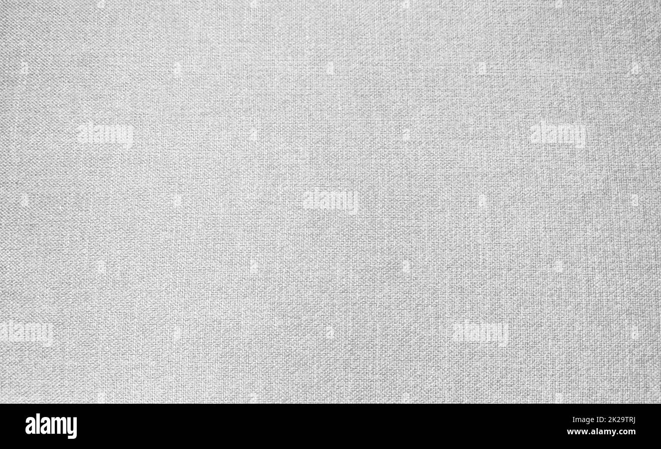 White grey cotton texture - Natural background template Stock Photo