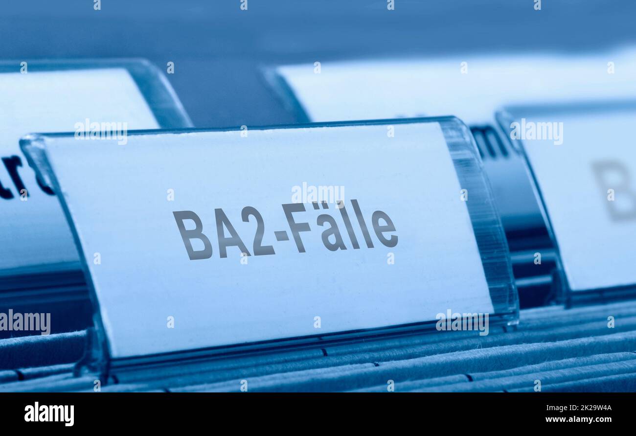 BA2 omicron - Symbol foto Stock Photo