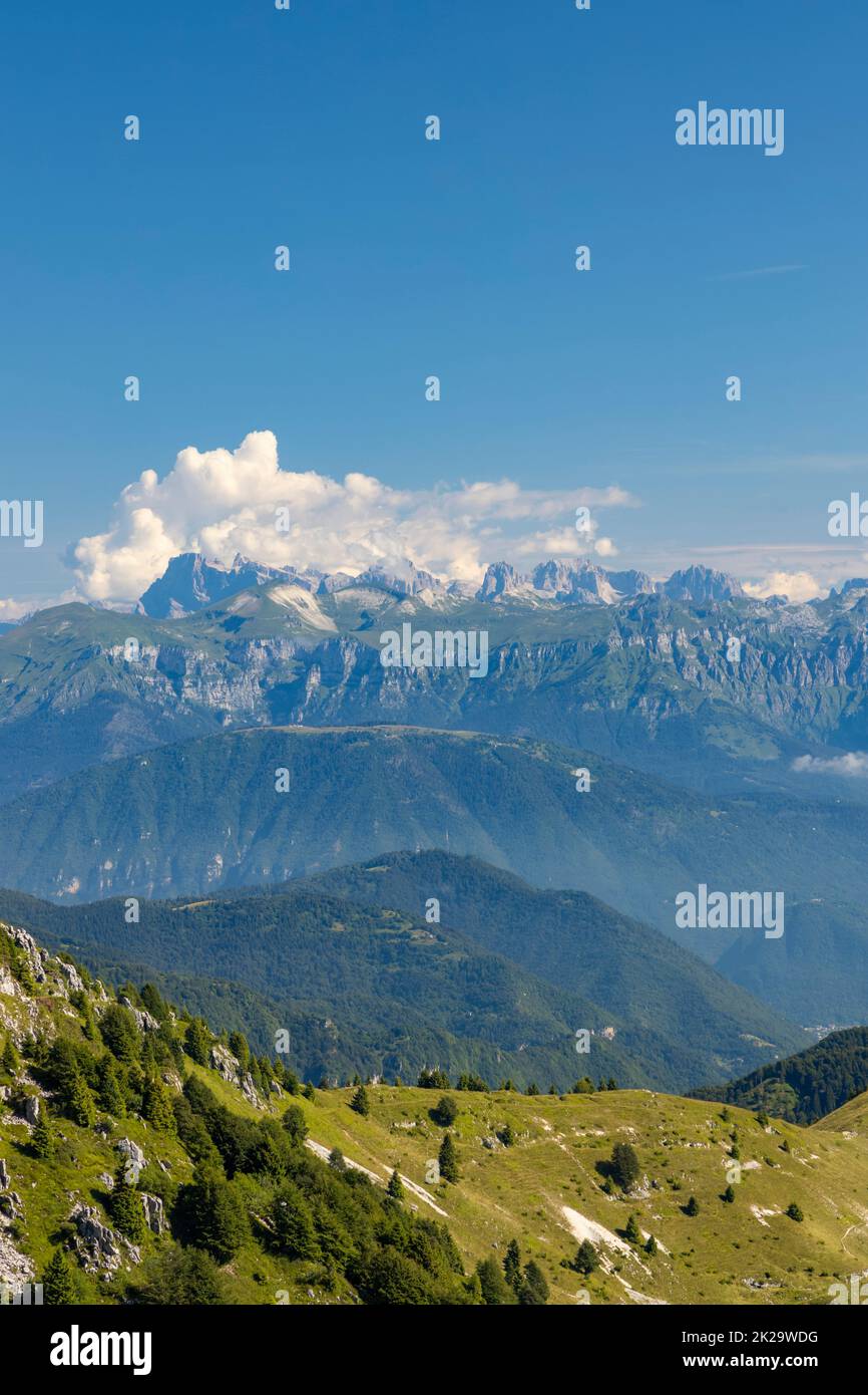 Monte Grappa (Crespano del Grappa), Northern Italy Stock Photo