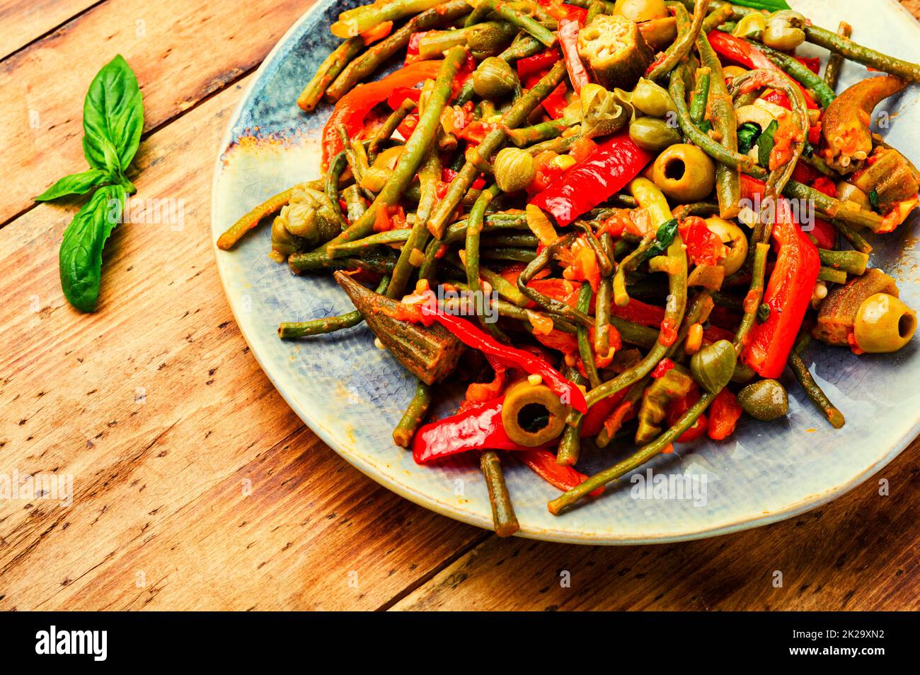 Spicy vegetable appetizer Stock Photo Alamy