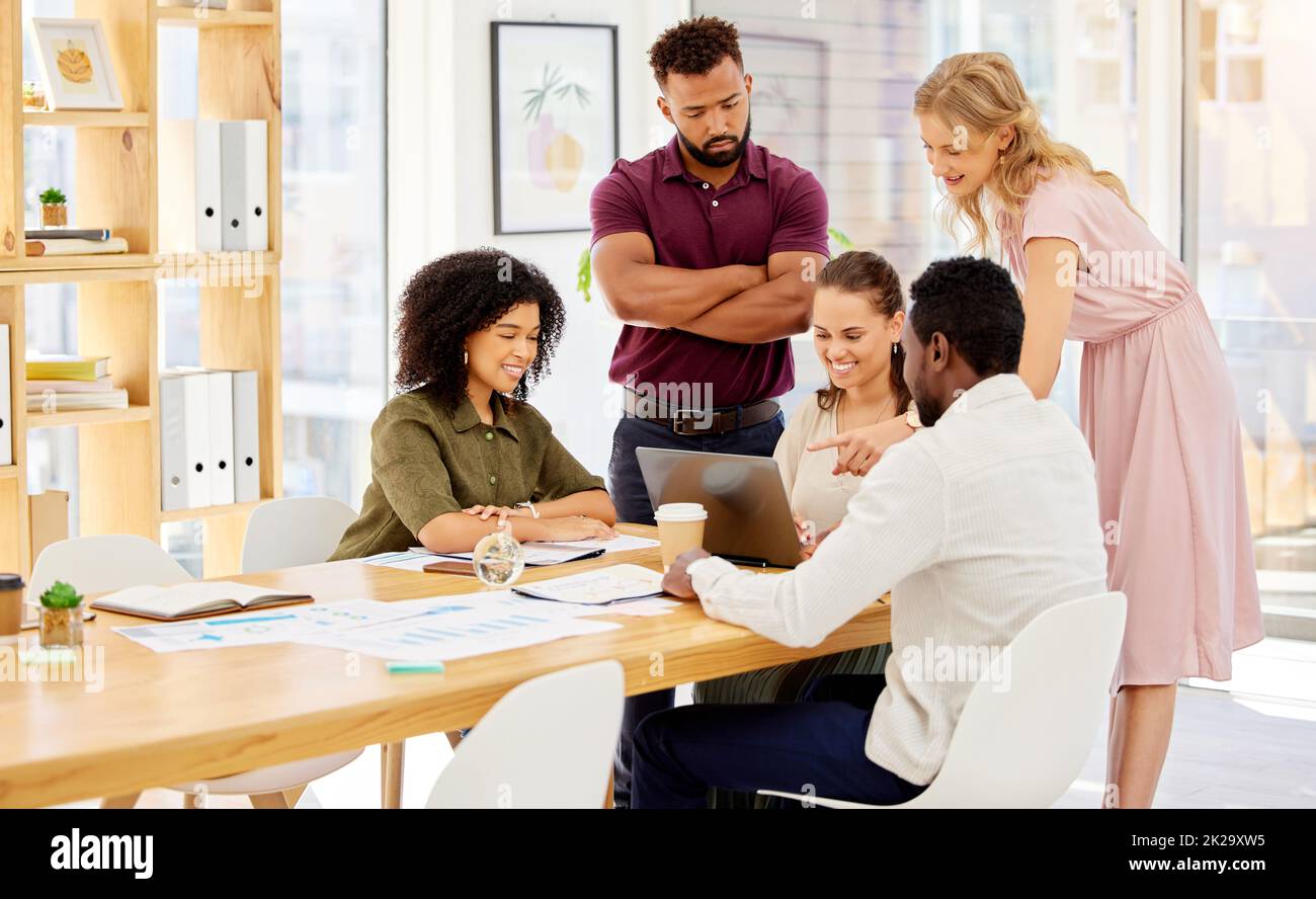 Diversity, creative marketing or advertising meeting at startup with ...