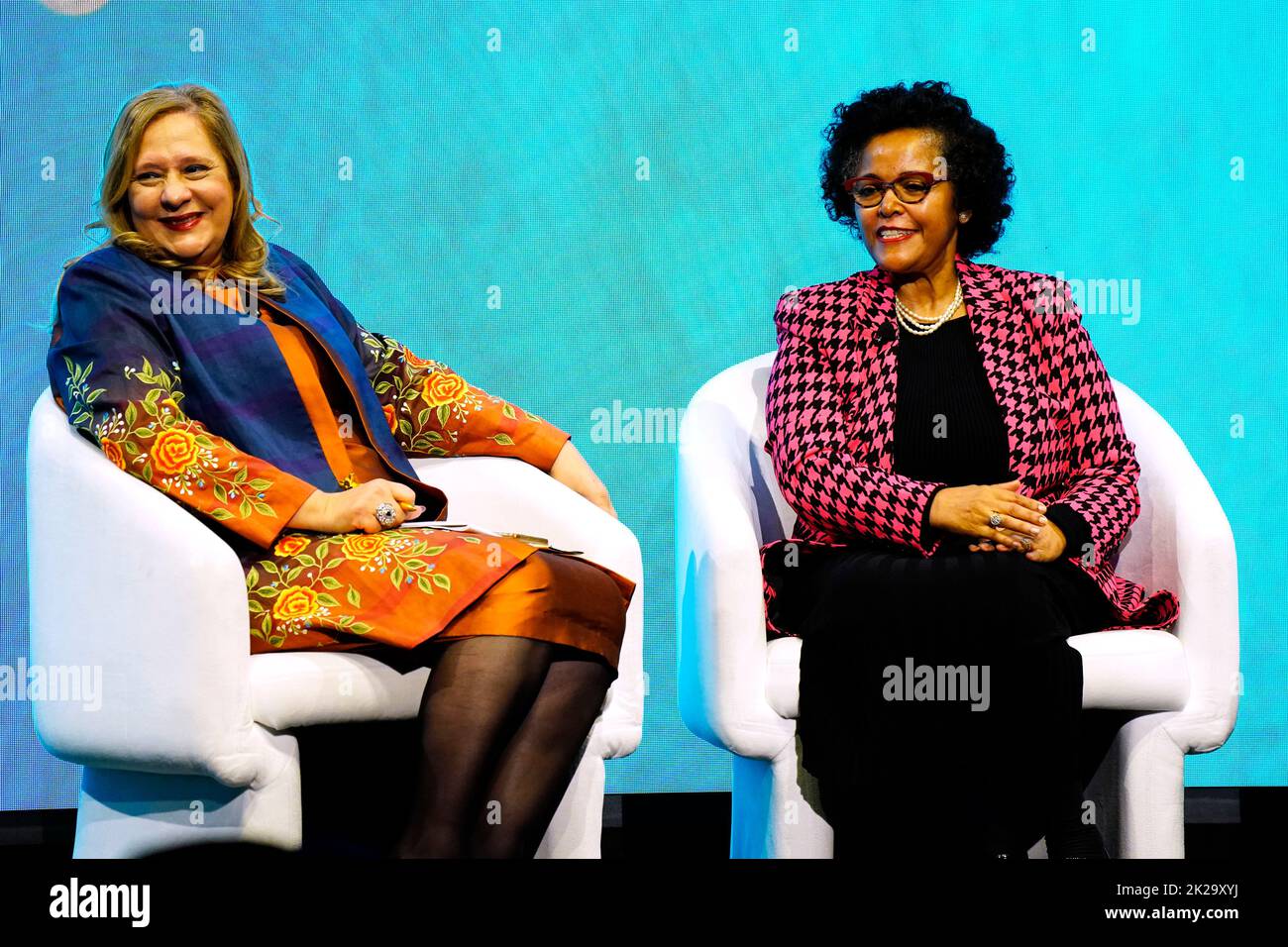 09/18/2022 New York, New York H.E. Dr. Amany Asfour and H.E. Nardos