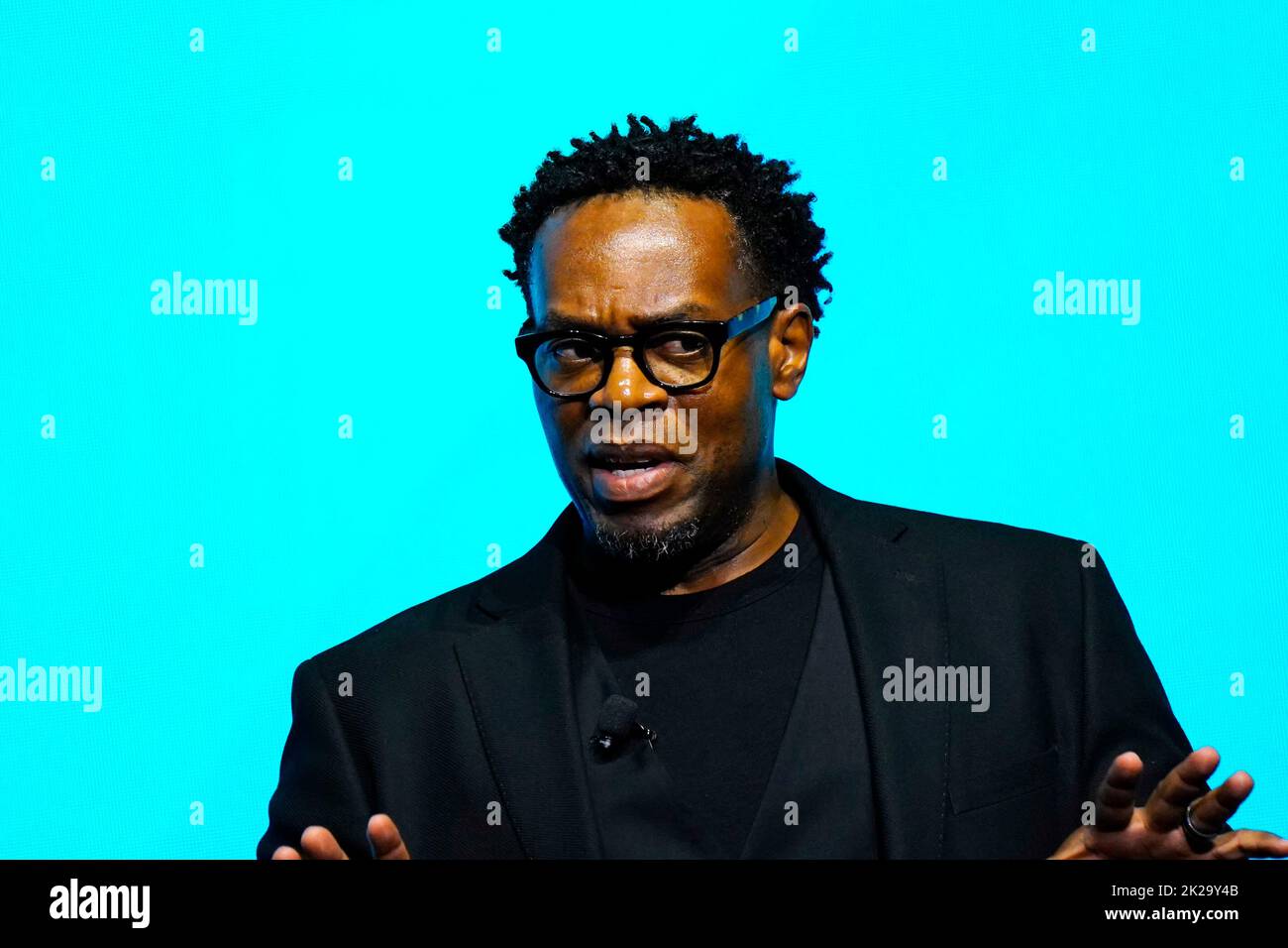 09 19 2022 New York New York Chidi Afulezi Speaks Onstage At The 09-19-2022-new-york-new-york-chidi-afulezi-speaks-onstage-at-the