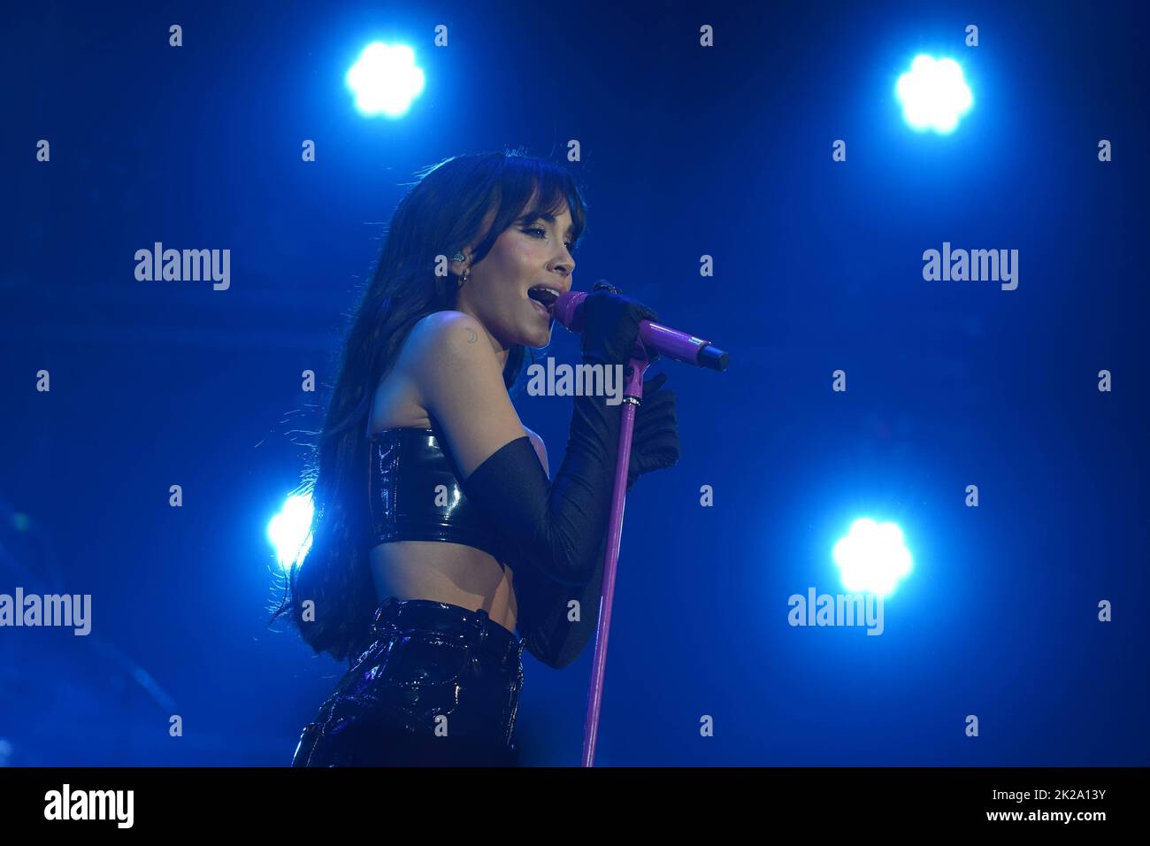 Madrid, Spain. 22nd Sep, 2022. The singer Aitana concert at the Wizink center in Madrid, Thursday, November 22, 2022 Credit: CORDON PRESS/Alamy Live News Stock Photo