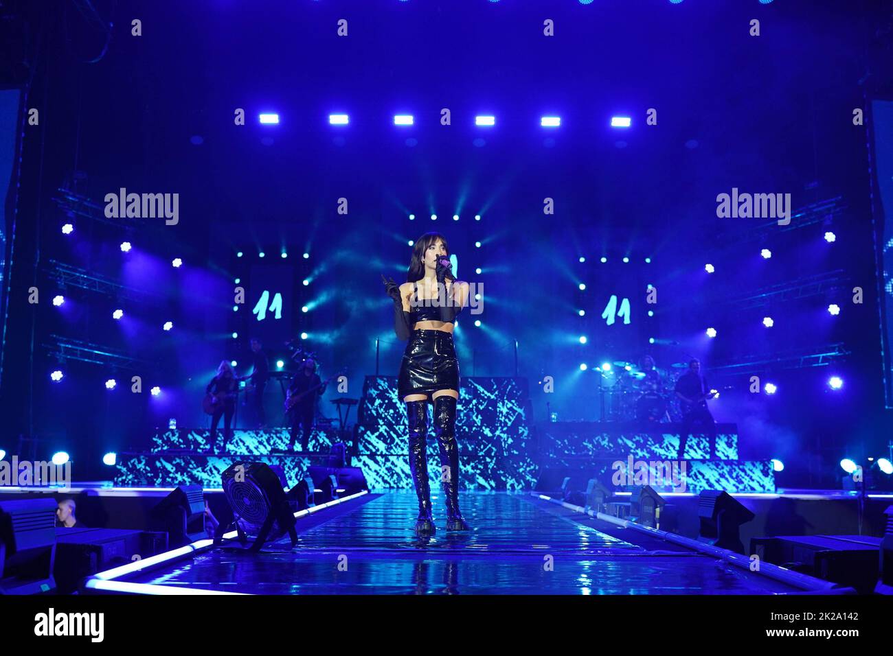 Madrid, Spain. 22nd Sep, 2022. The singer Aitana concert at the Wizink center in Madrid, Thursday, November 22, 2022 Credit: CORDON PRESS/Alamy Live News Stock Photo