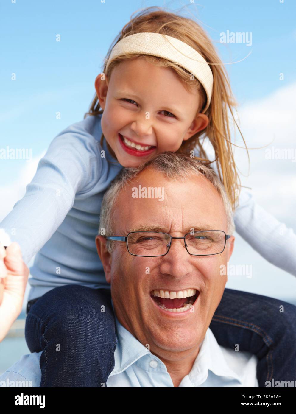 Grandfather Child Shoulders Outdoors Hi res Stock Photography And grandfather-child-shoulders-outdoors-hi-res-stock-photography-and