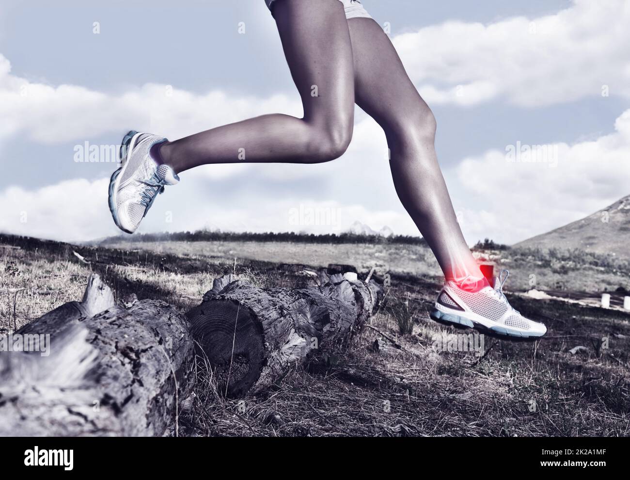 Theres risk of injury in every sport. A cropped view of a female