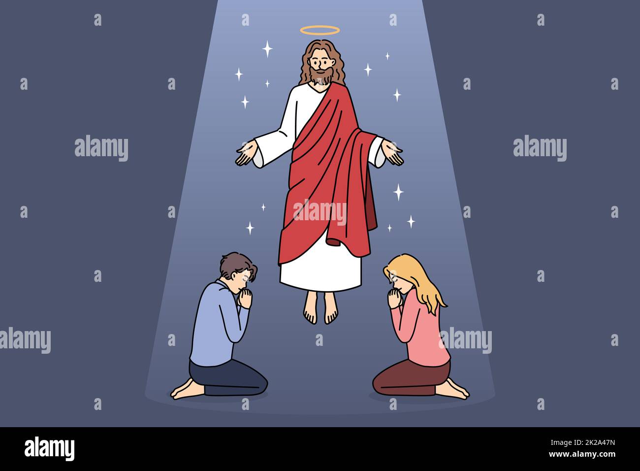 Religion and Christianity education concept. Stock Photo