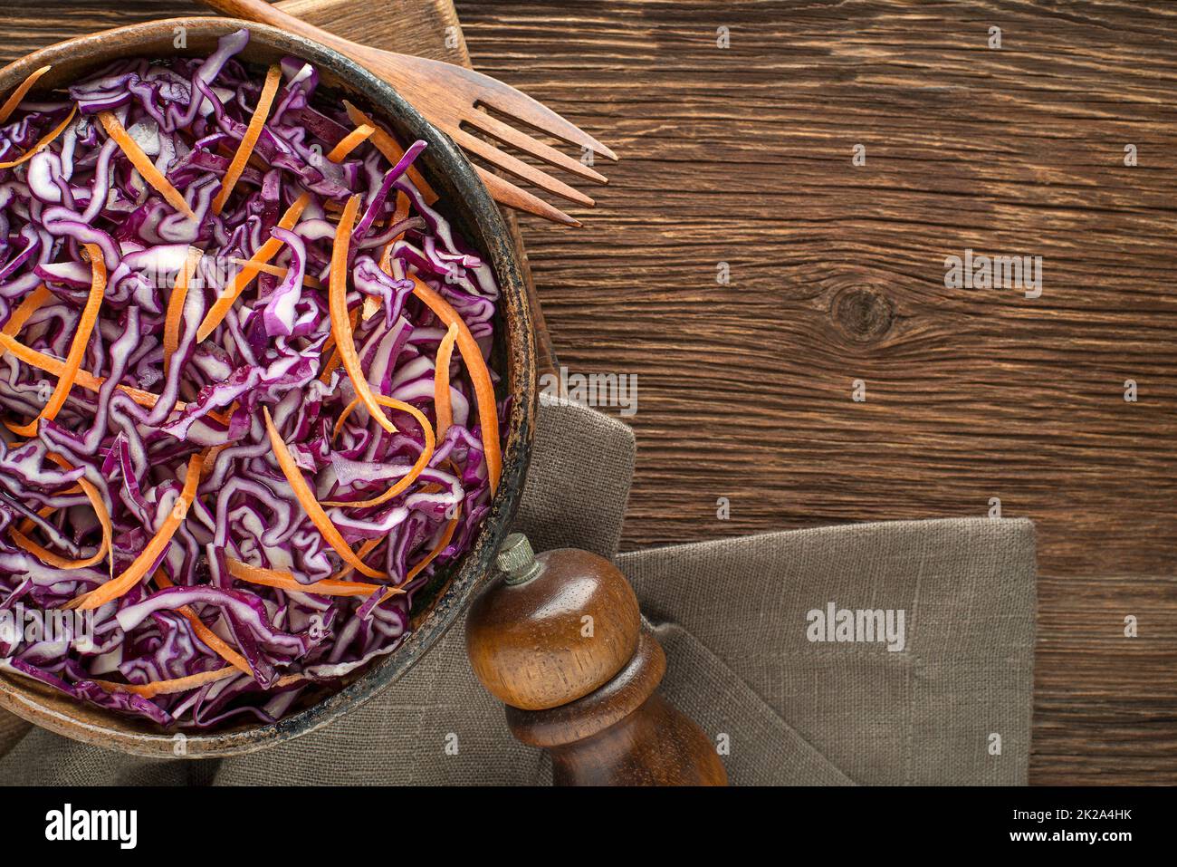 Red cabbage Stock Photo