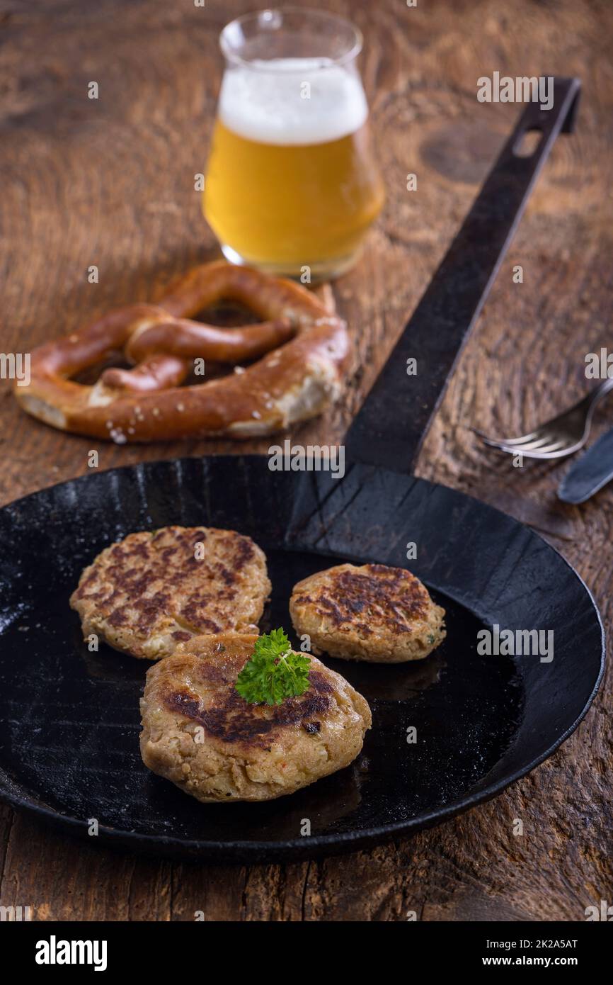 austrian cheese dumplings Stock Photo