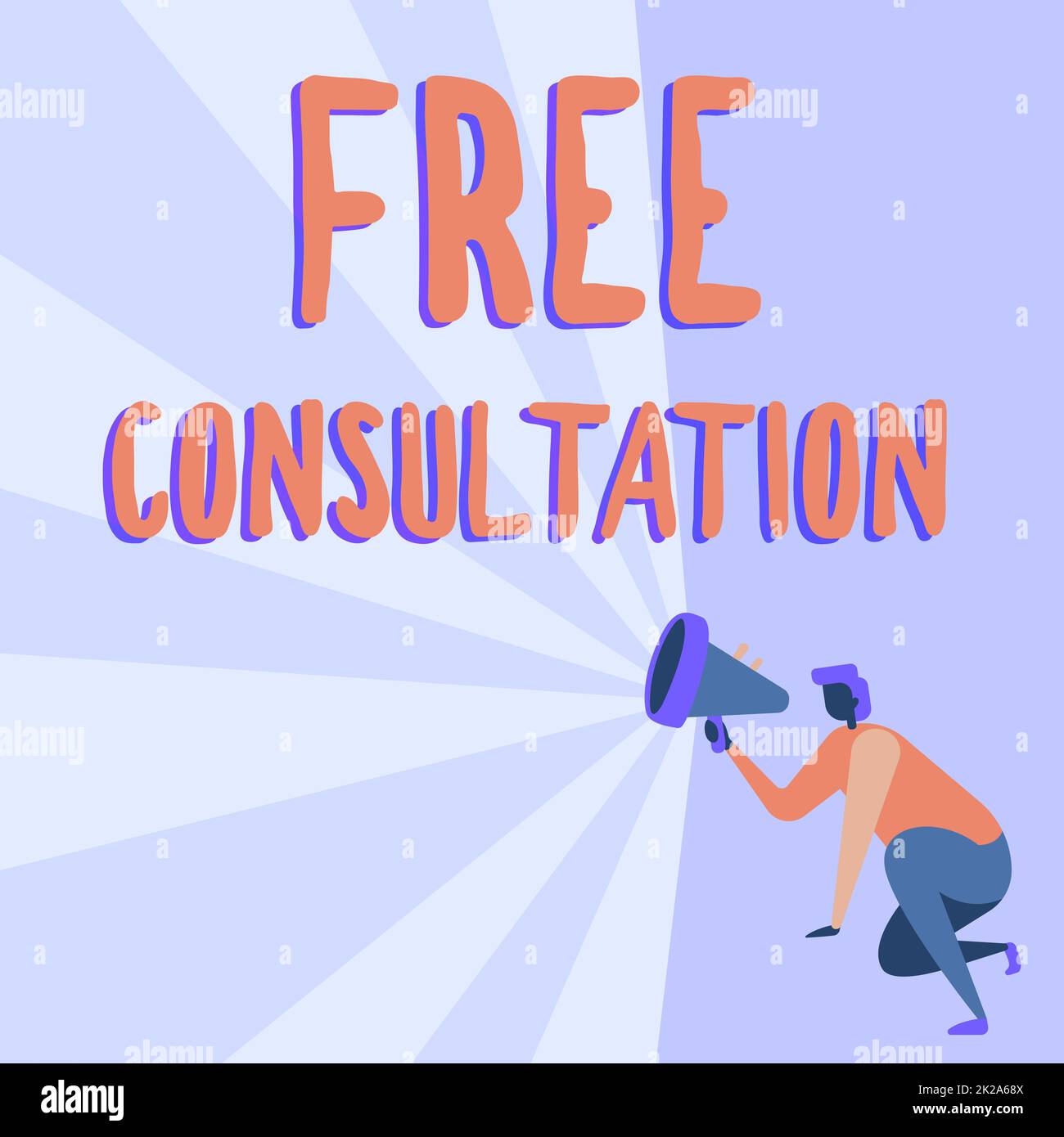 Sign displaying Free Consultation. Business approach a meeting to discuss something or to get