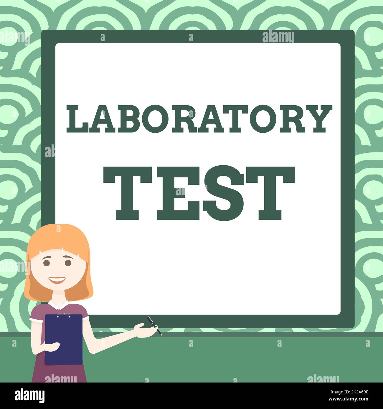 Text sign showing Laboratory Test. Concept meaning Determination of a