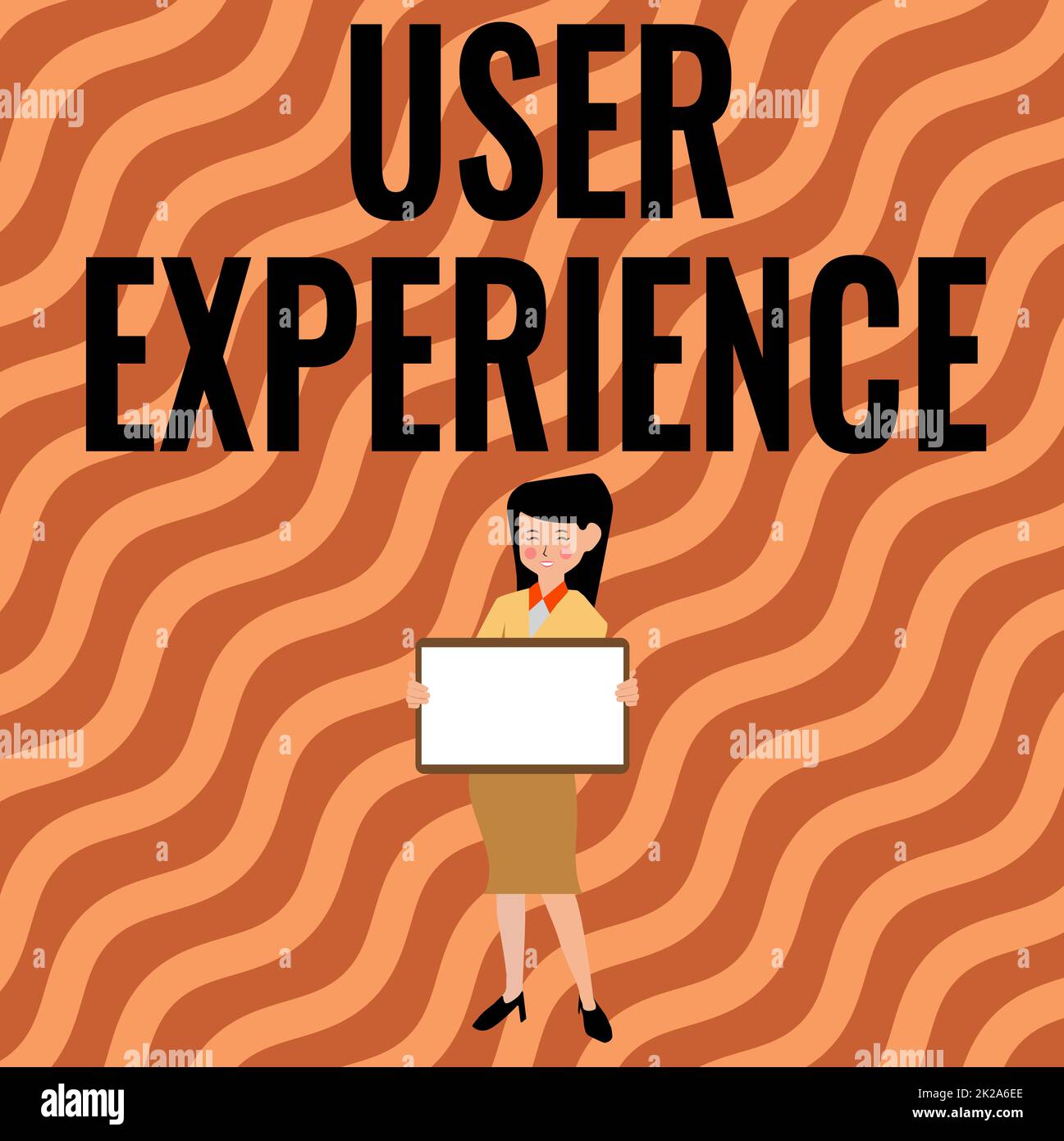 Handwriting text User Experience. Word for the overall experience of a