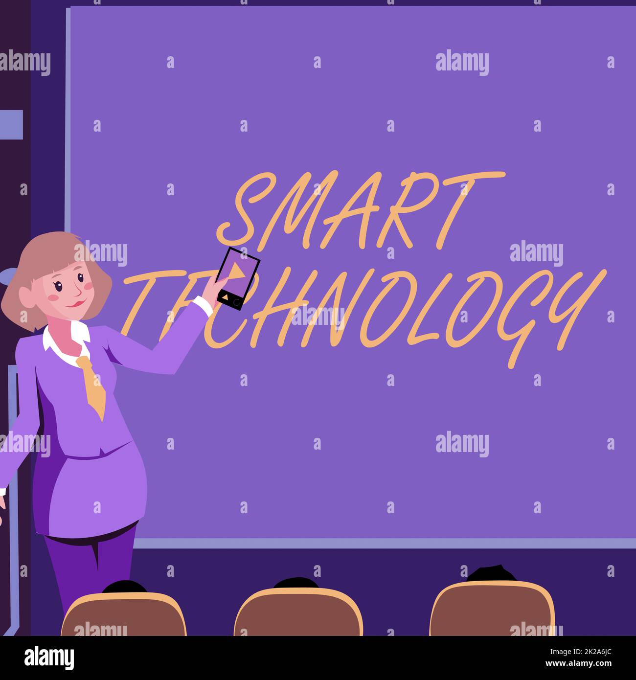 Conceptual caption Smart Technology. Concept meaning gadgets or device