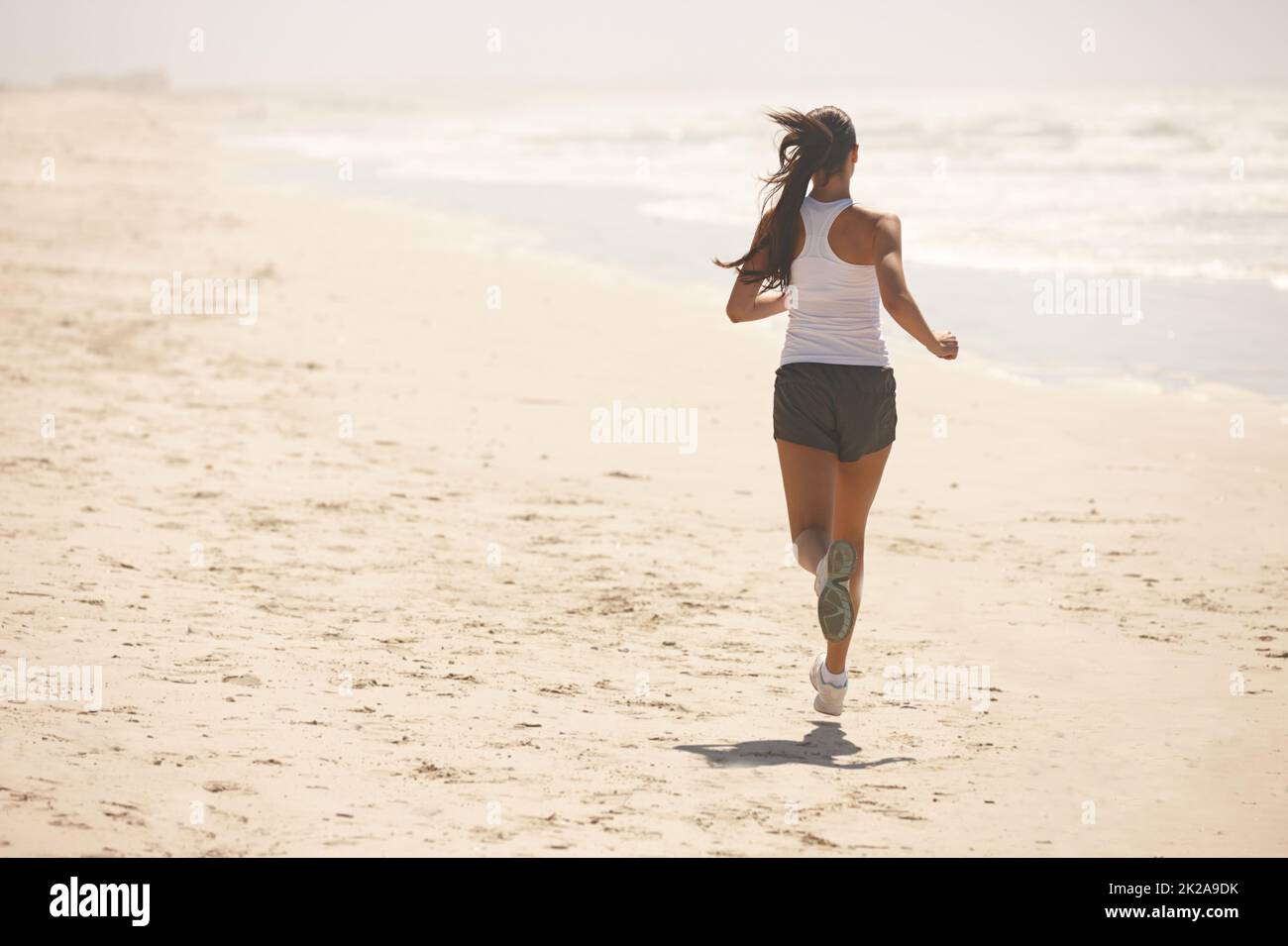 Running into sea, woman hi-res stock photography and images - Page