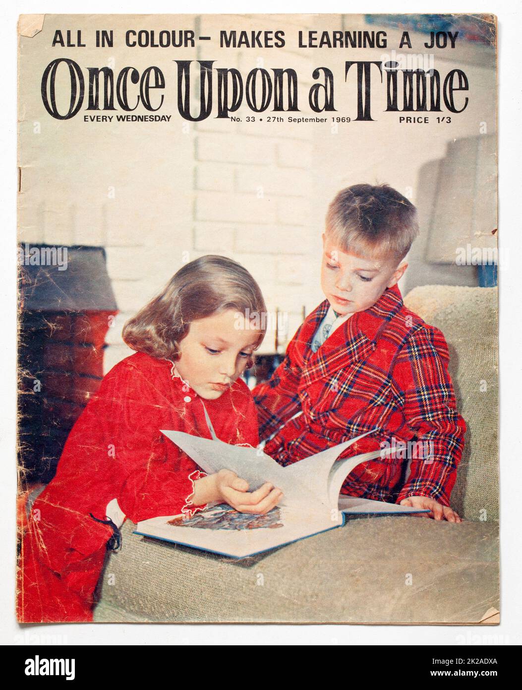 1960s Issue of Once Upon A Time Childrens Magazine Stock Photo