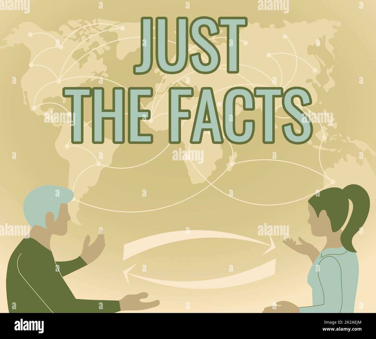 Conceptual caption Just The Facts. Concept meaning to have the correct