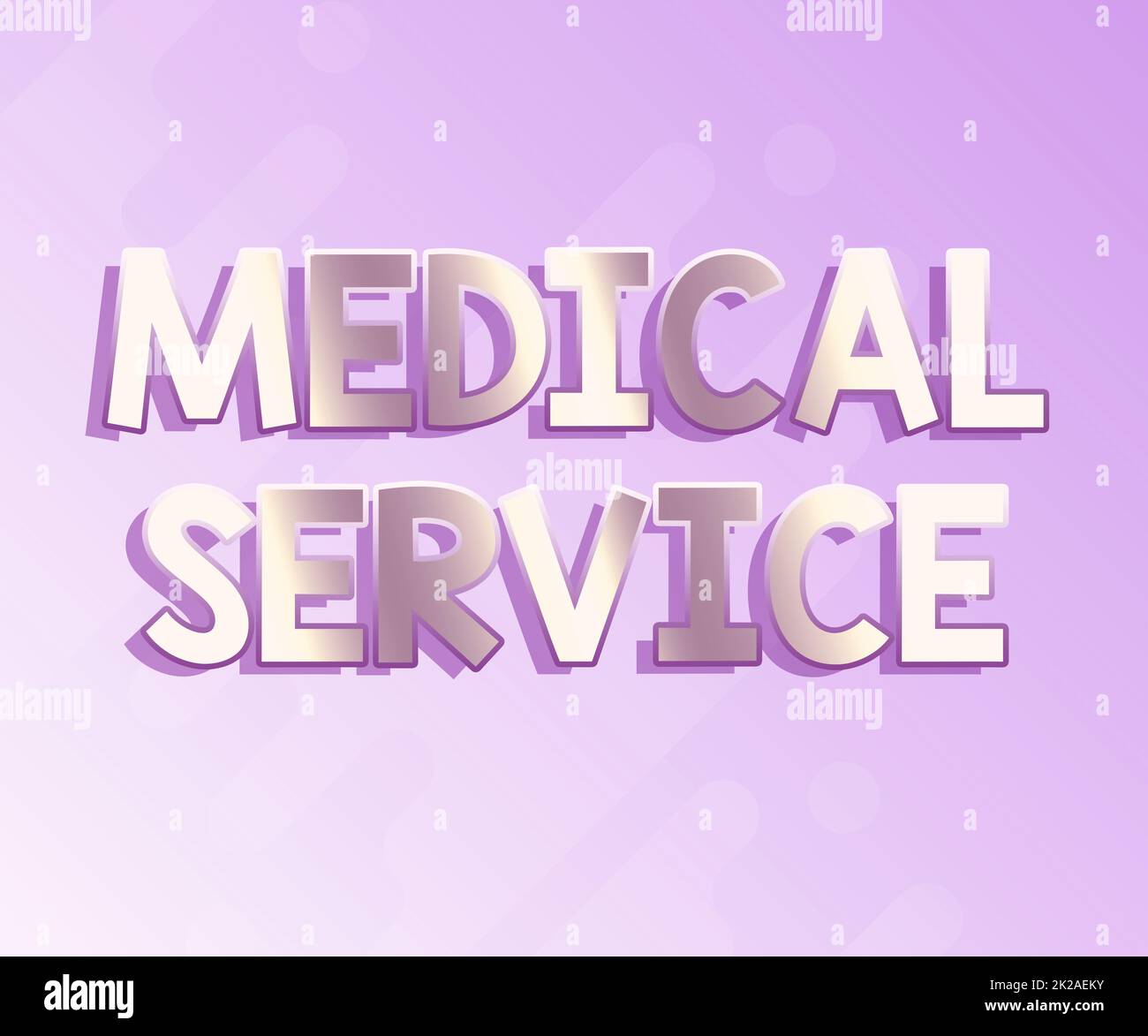 Hand writing sign Medical Service. Business approach care and treatment provided by a licensed medical provider Line Illustrated Backgrounds With Various Shapes And Colours. Stock Photo