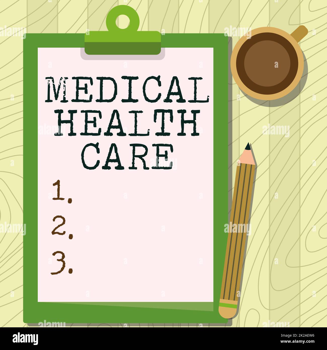 Conceptual display Medical Health Care. Business concept restoration of ...