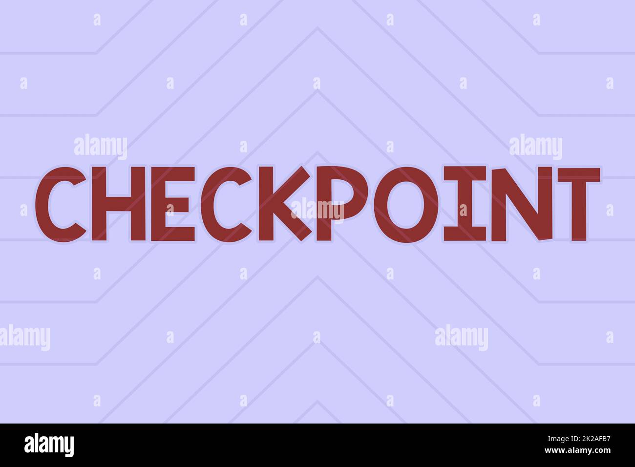 Inspiration showing sign Checkpoint. Business idea manned entrance, where travelers are subject to security checks Line Illustrated Backgrounds With Various Shapes And Colours. Stock Photo