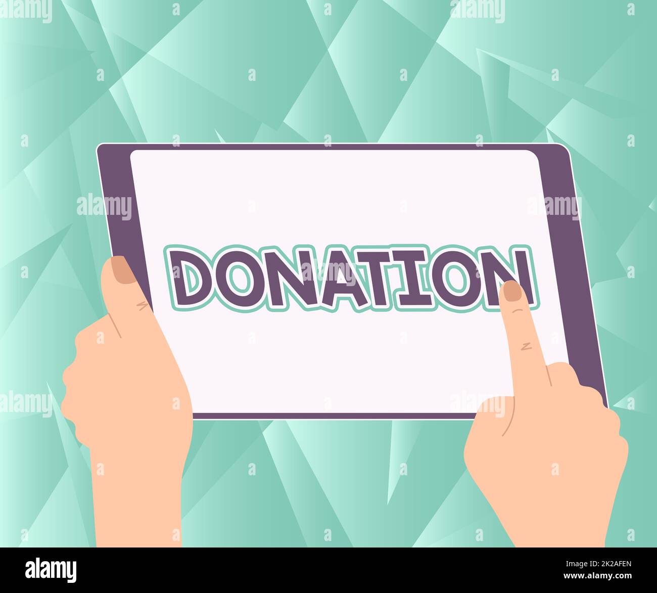 Please Donate and Give Green Sign Set Stock Vector Image & Art - Alamy