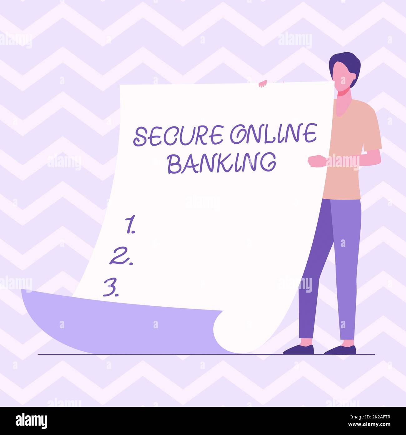Text sign showing Secure Online Banking. Business concept protect 