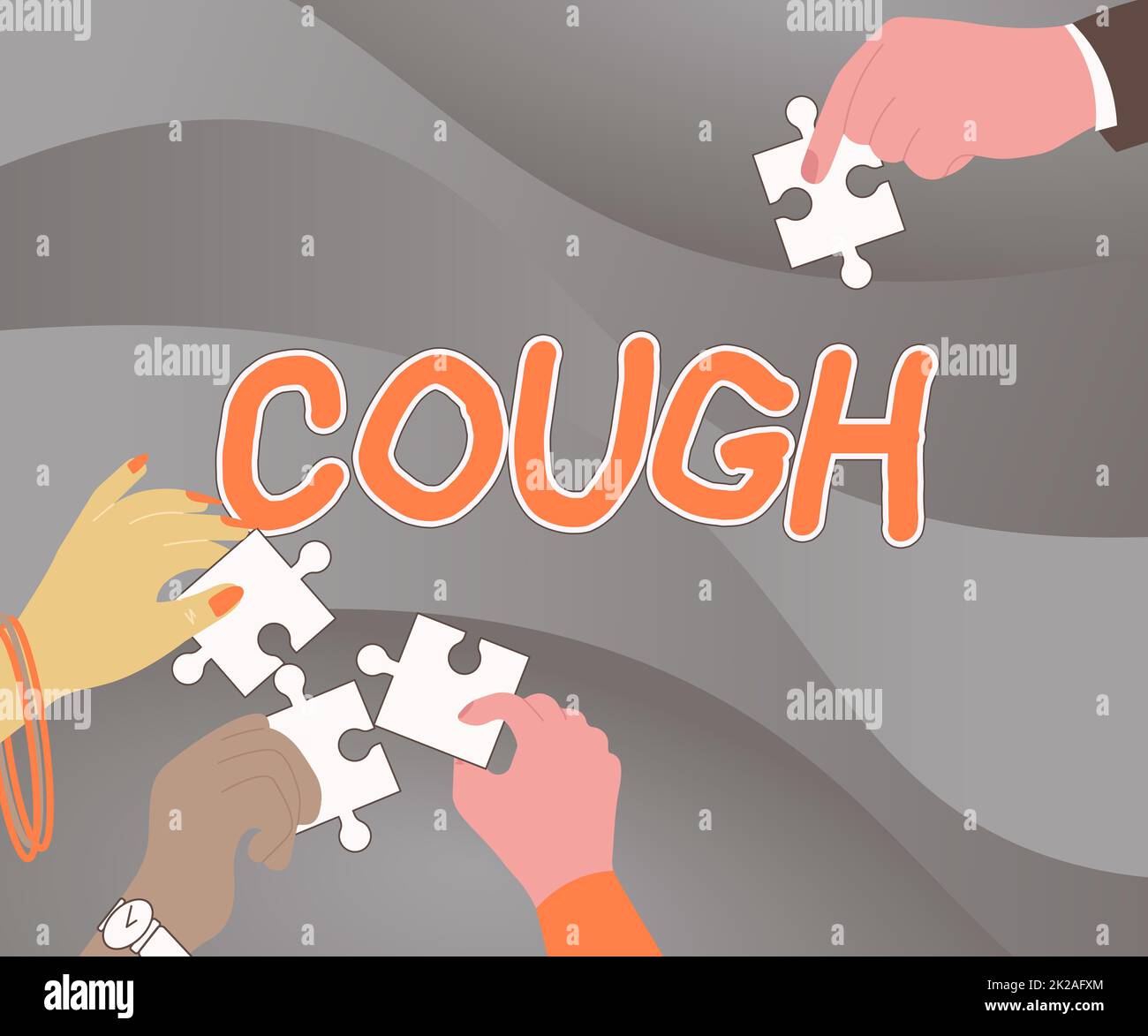 Helping hand illustration hi-res stock photography and images - Alamy