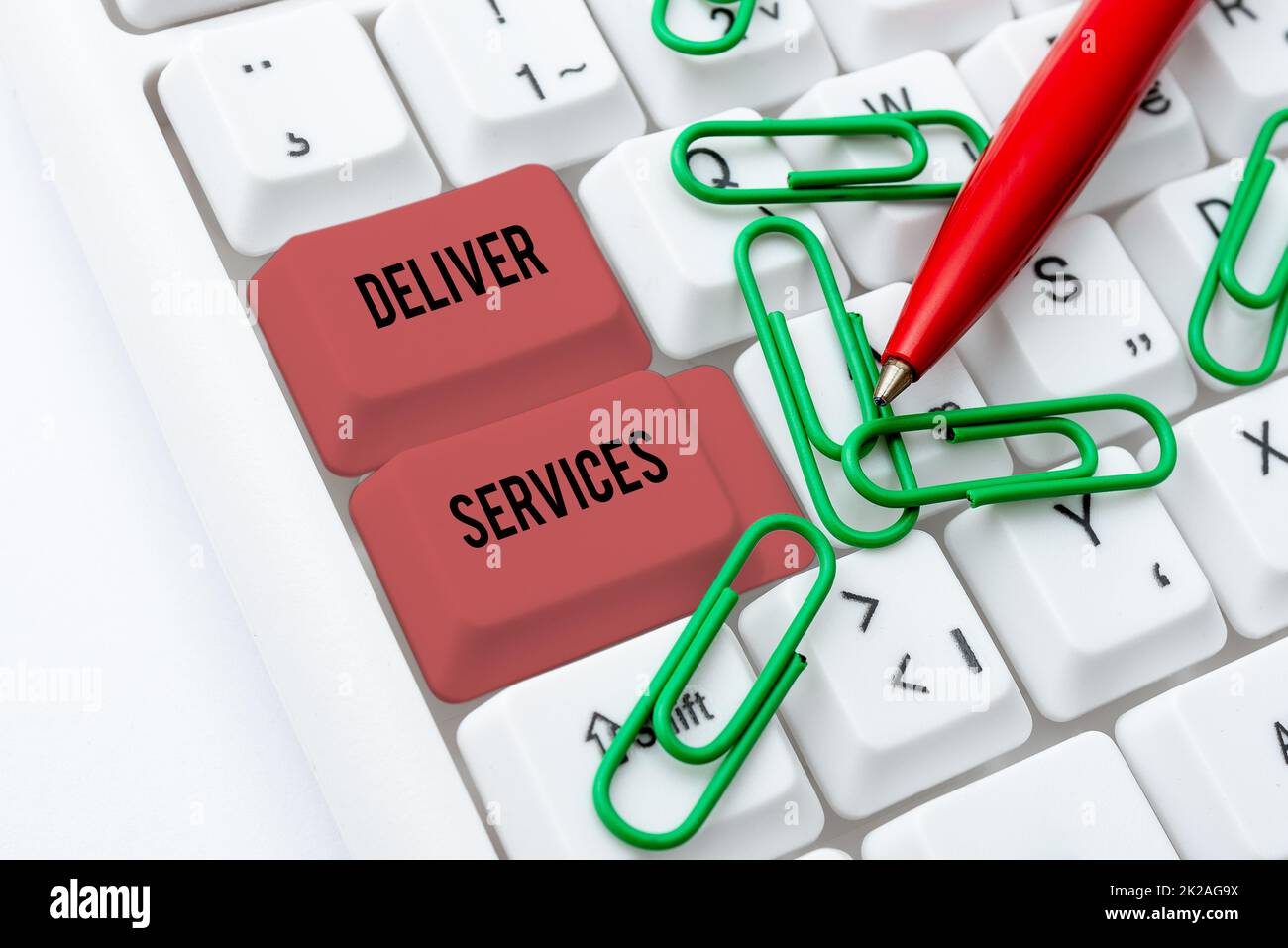 Sign displaying Deliver Services. Internet Concept sending any kind of assistance or products to an area Editing And Publishing Online News Article, Typing Visual Novel Scripts Stock Photo