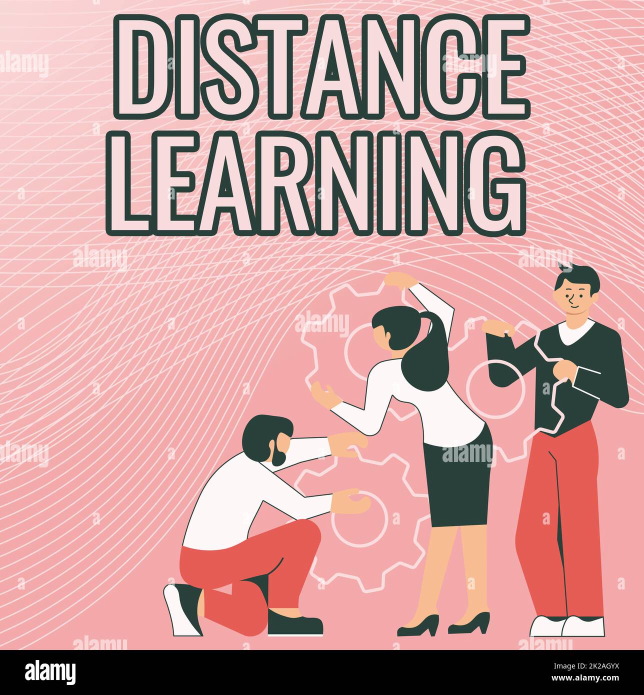 Inspiration showing sign Distance Learning, Business showcase ...