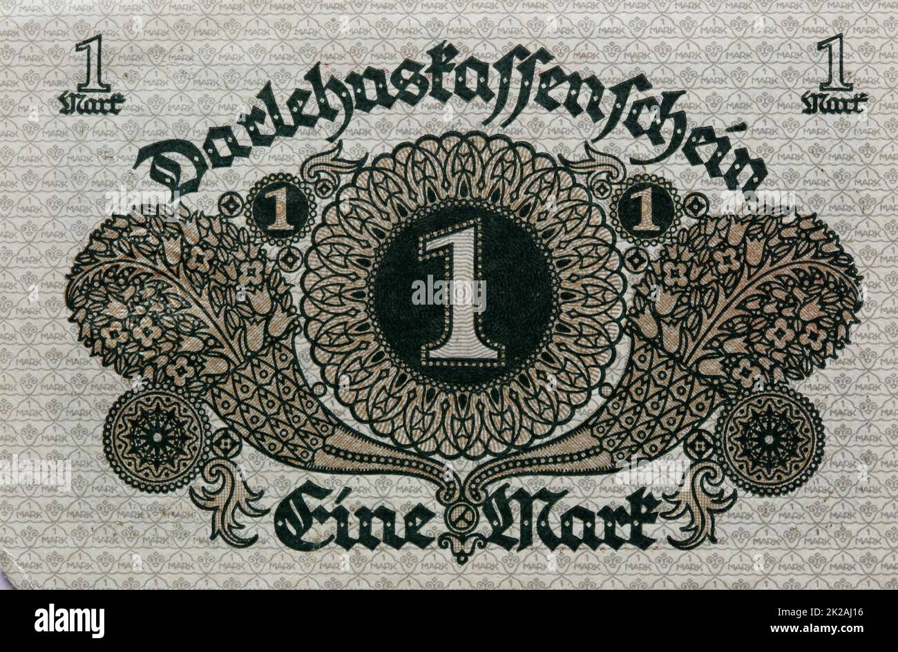 Vintage German Paper Money Stock Photo Alamy