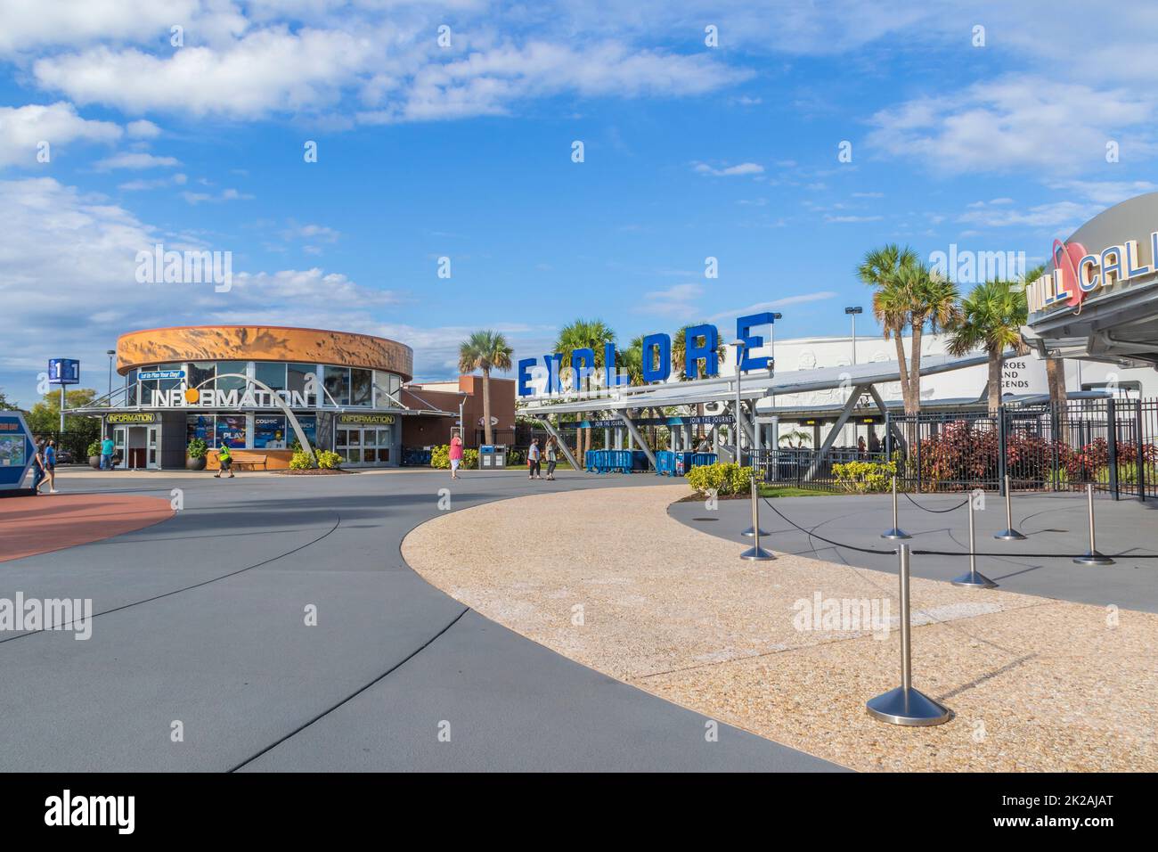 Kennedy Space Center Visitor Complex in Florida. Stock Photo