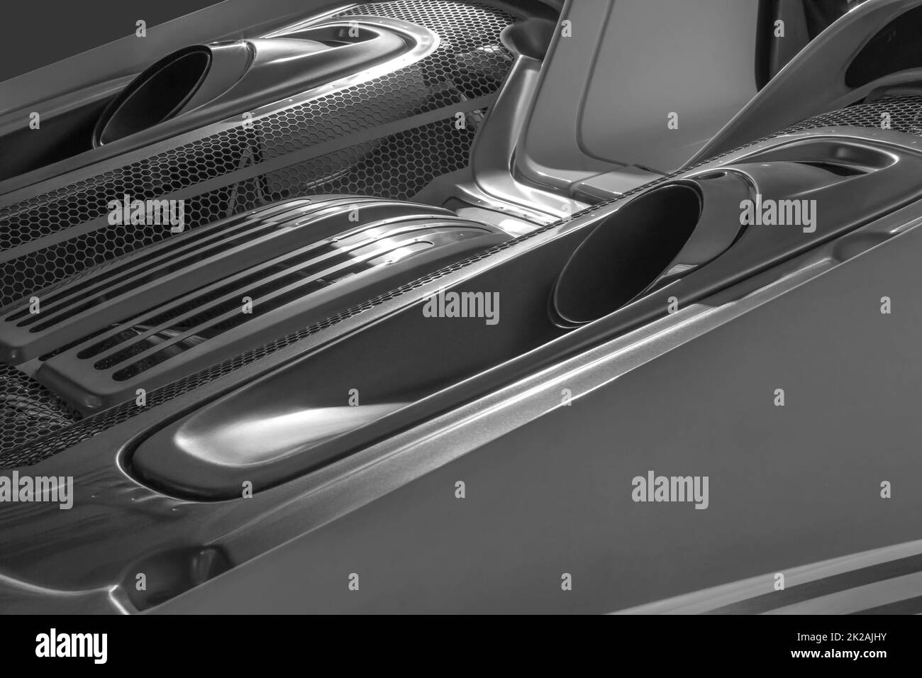 Sports car detail Stock Photo Alamy