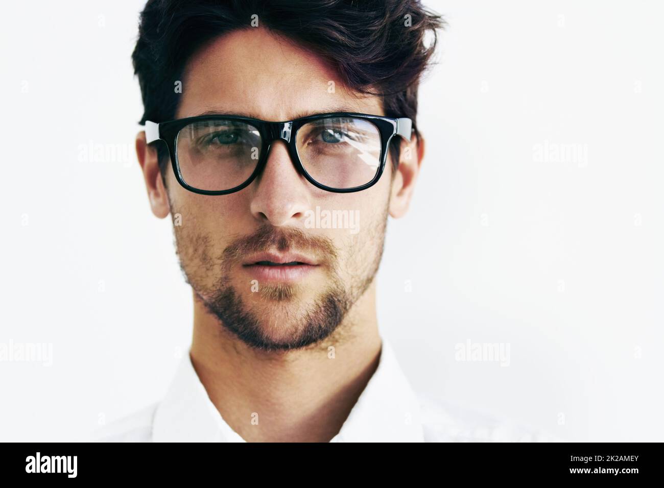 Male model with glasses hi res stock photography and images Alamy