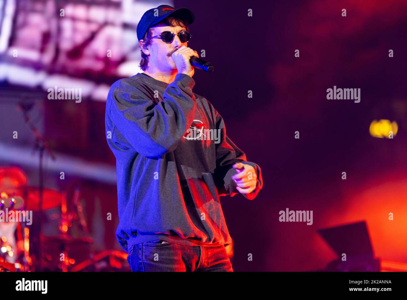 Milan, Italy. 22th Sep, 2022. Franco126 performs at Assago Forum (Milano). Credit: Marco Arici/Alamy Live News Stock Photo