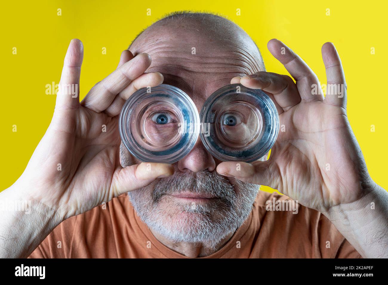 looking through Stock Photo