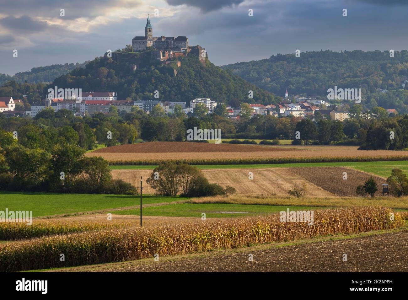 Gussing castle in Burgenland, Eastern Austria Stock Photo