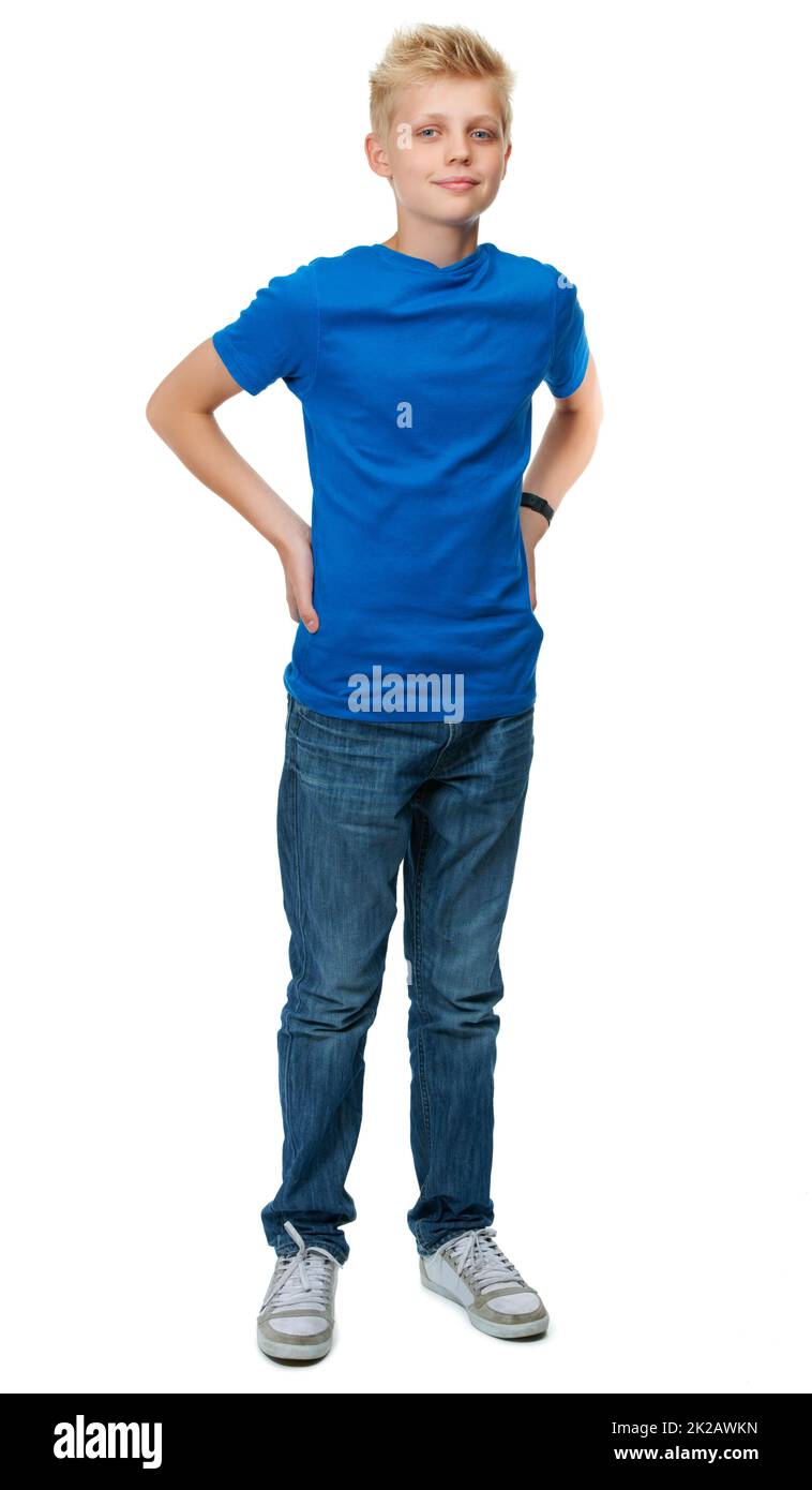 Blonde skinny boy hi-res stock photography and images - Alamy