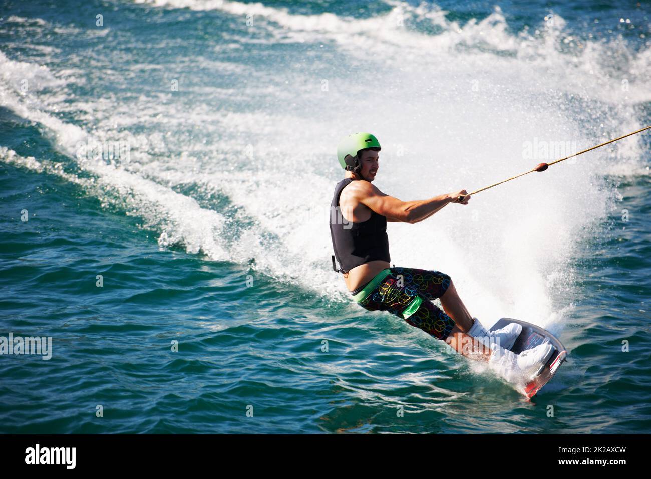 Man wakeboarding sun hi-res stock photography and images - Alamy