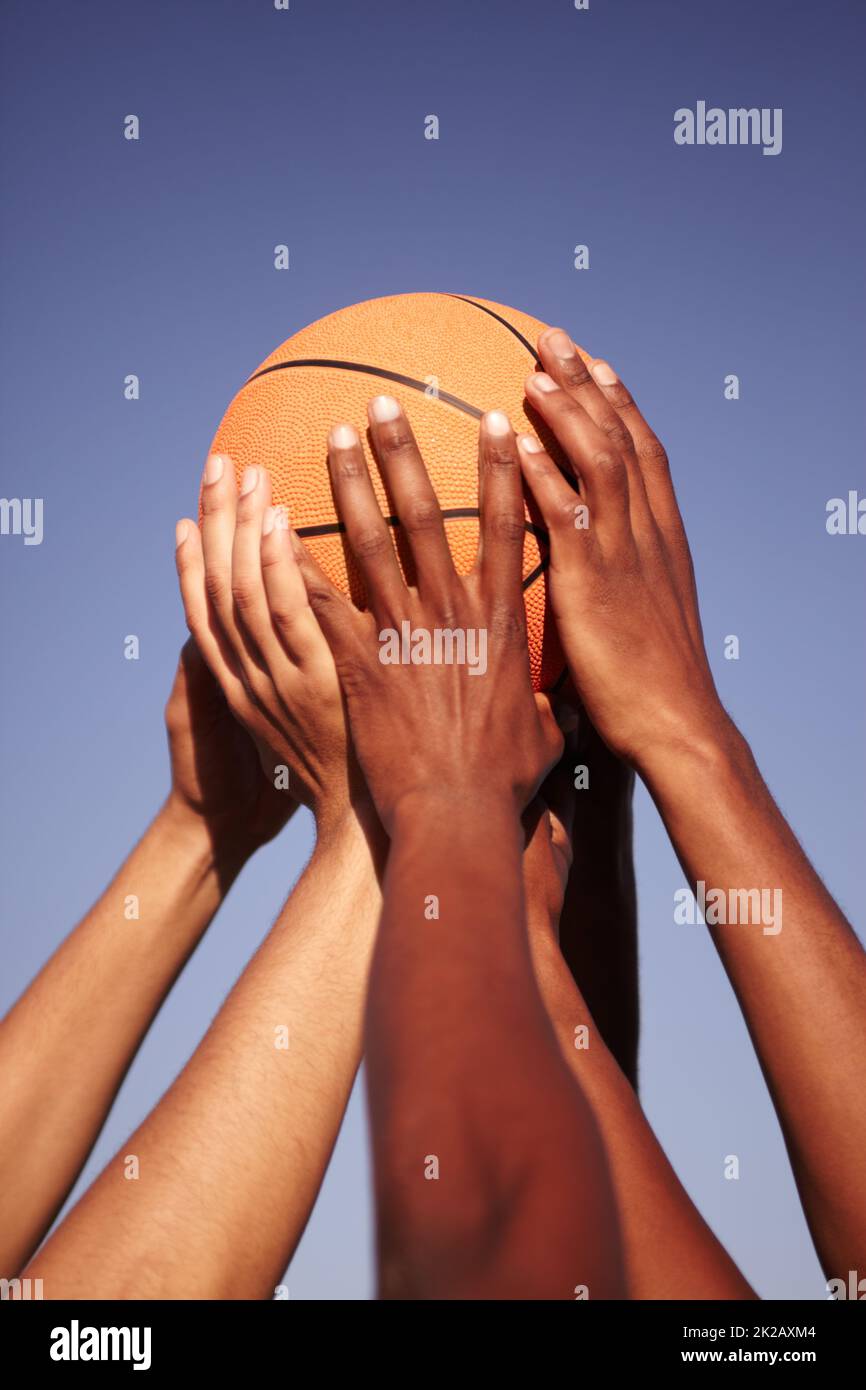 Hands holding basketball hi-res stock photography and images - Alamy