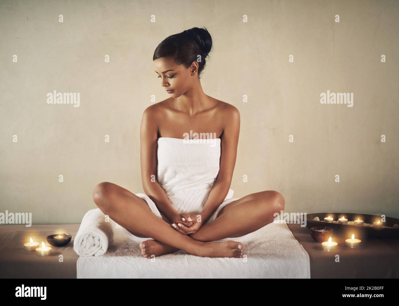 Two Beautiful Women Sitting Together Bath Towel by Maxim Images