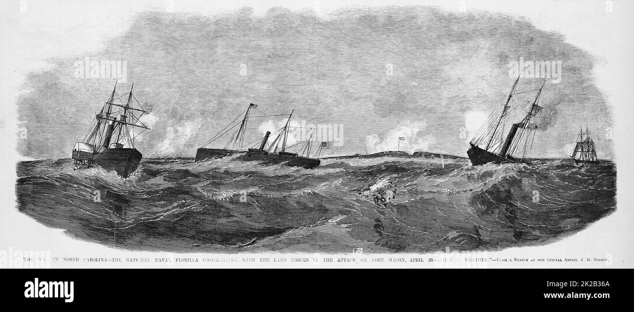 The War in North Carolina The National Naval Flotilla cooperating