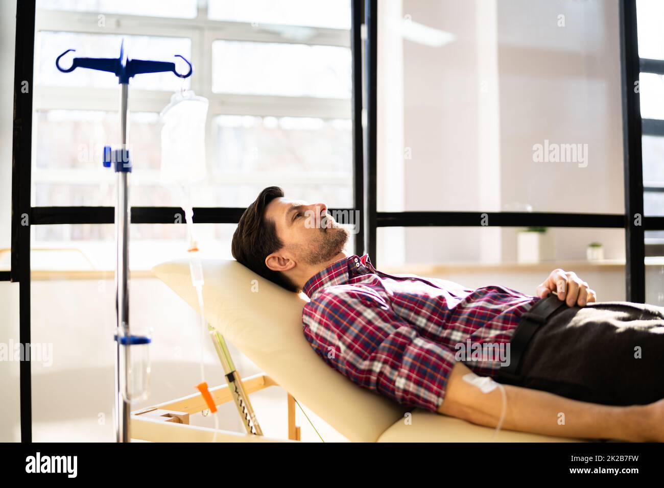 Vitamin Therapy IV Drip Infusion Stock Photo Alamy
