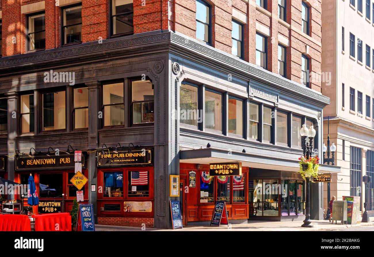 The Beantown Pub in Boston Stock Photo