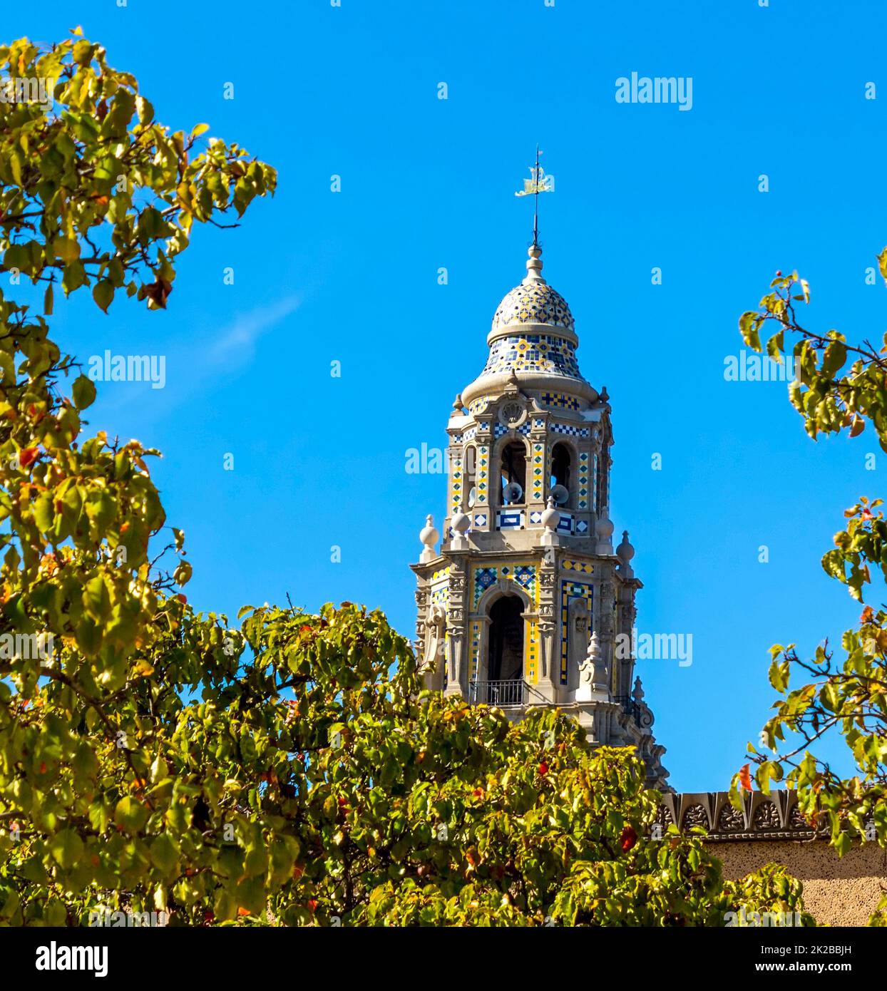 California tower in san diego stock photo alamy