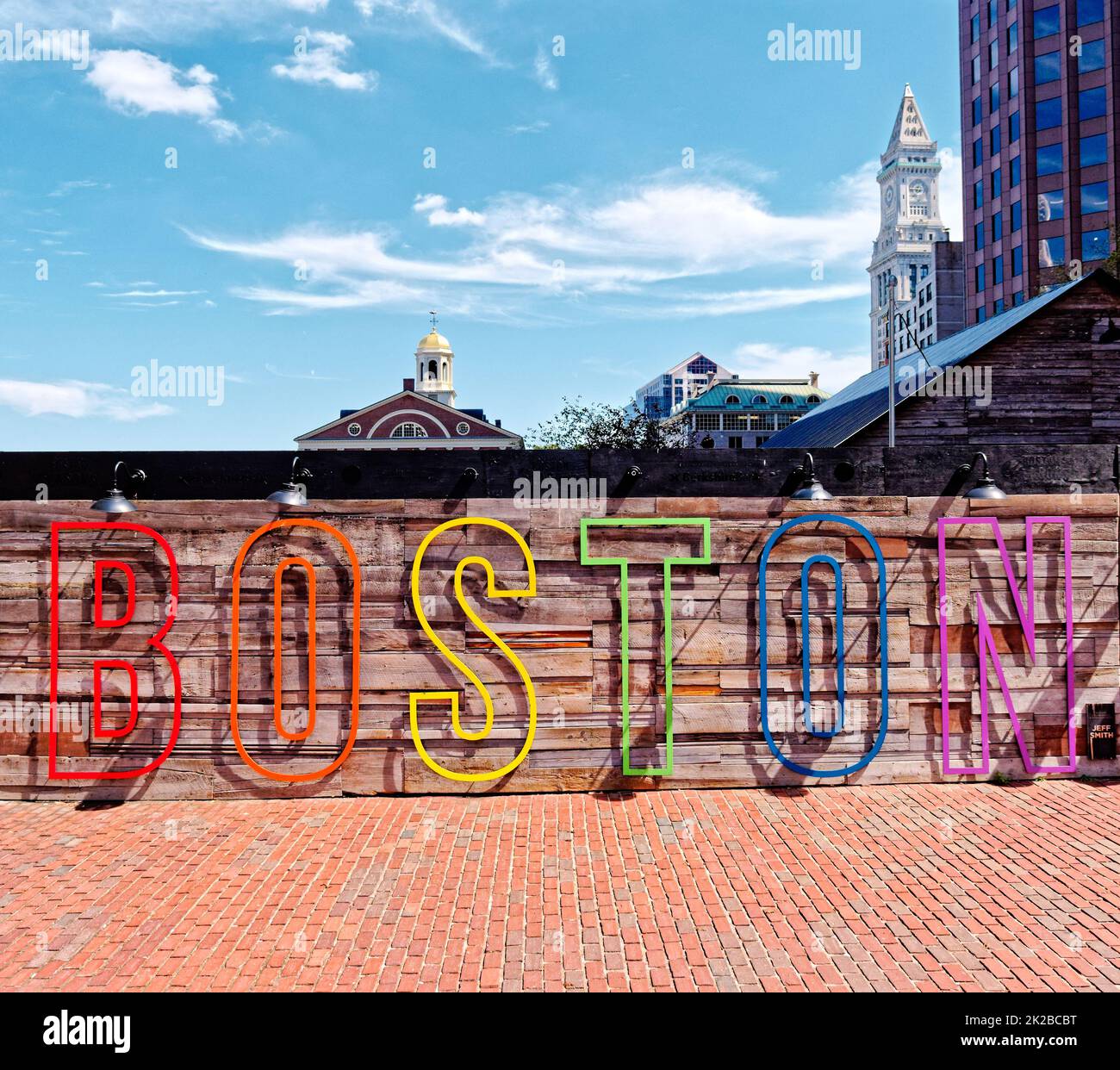 BOSTON, MASSACHUSETTS - August 29, 2022: Boston is one of the oldest cities in the States and is rich in history. This brings in a huge tourism indust Stock Photo