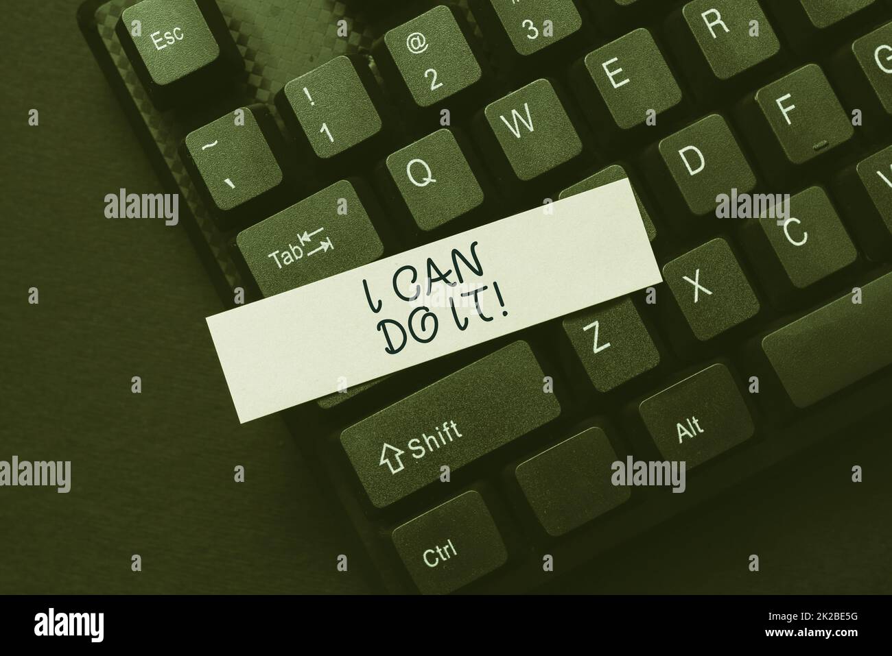 Text showing inspiration I Can Do It. Business approach accomplish your